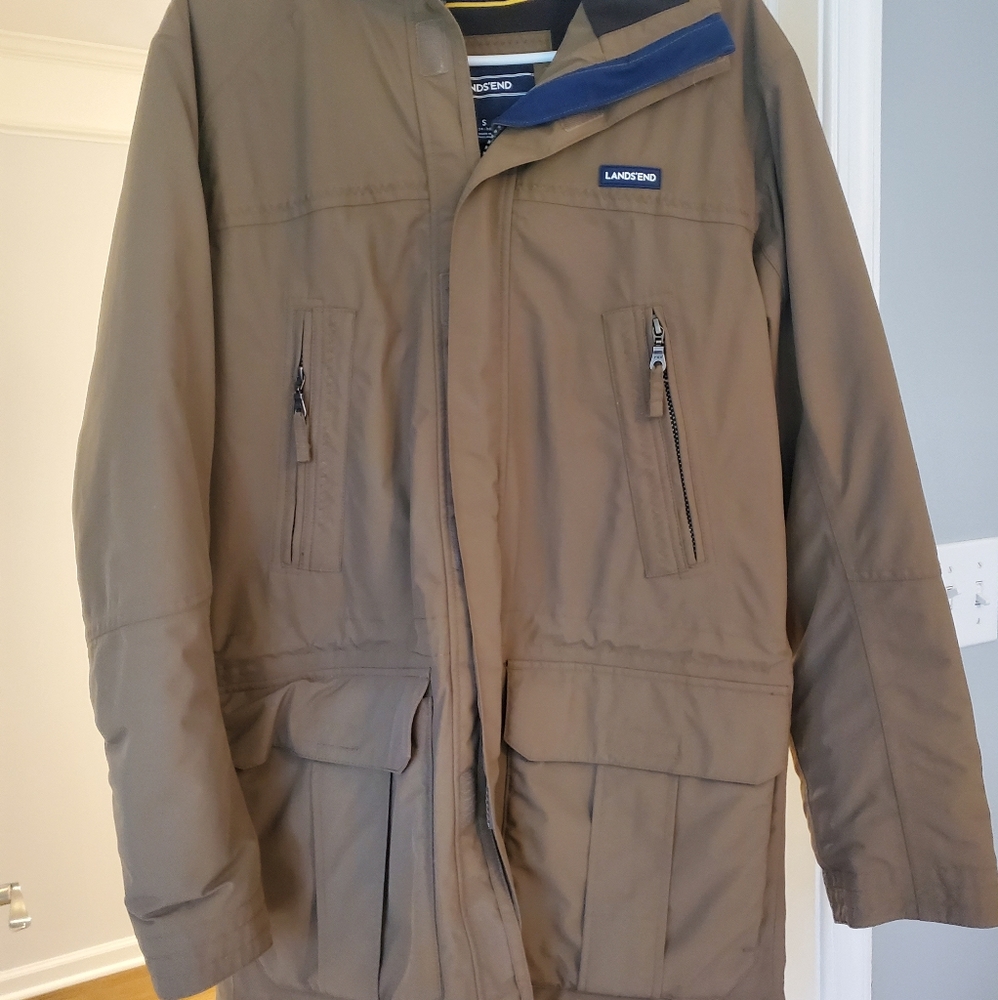 LANDS END MENS WINTER JACKET SIZE S